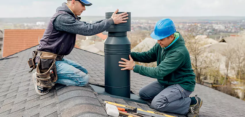 Chimney Flashing Replacement for Storm Damage in Auburn
